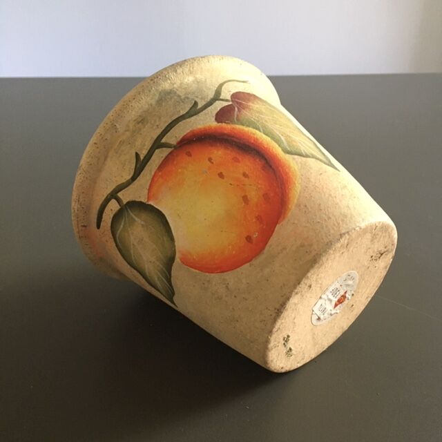 Apricot decor flowerpot