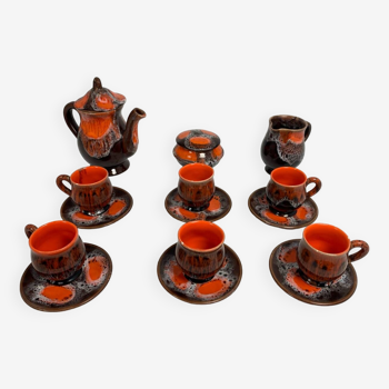 Vallauris ceramic coffee service
