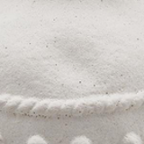 White ceramic amphora vase 21cm