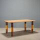 Vintage dining table Karan d'Ache Malobbia, design by Citterio and Nava, 1980s.