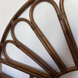 Rattan flower headboard