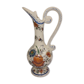 Delft porcelain pitcher, signed H Bequet for jema