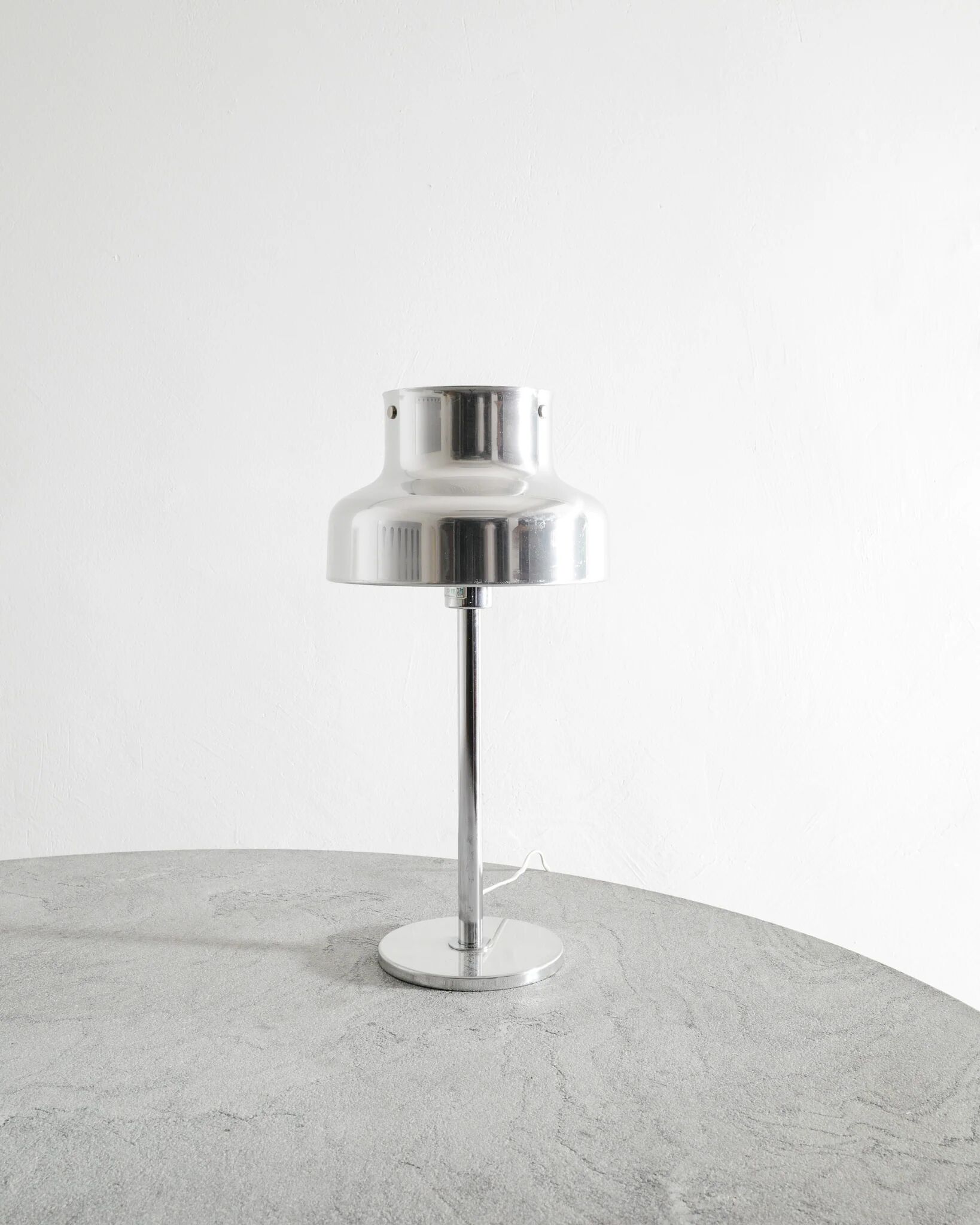 Lampe de bureau en chrome "Bumling" des années 1960 par Anders Pehrs, style scandinave du milieu du siècle.