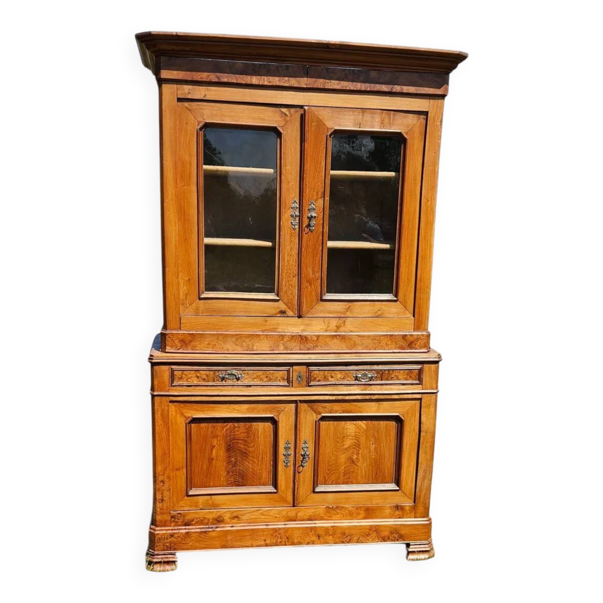 Buffet deux corps en merisier