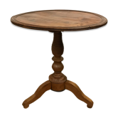 Louis Philippe pedestal table in walnut