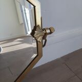 Mirror art deco brass - 45x71cm