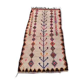 Vintage moroccan azilal rug 280x148 cm berber atlas, tribal