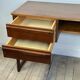 Bureau scandinave vintage 1960 en teck