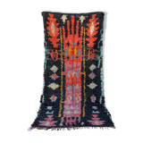 Berber carpet Boucherouite 126 x 269 cm