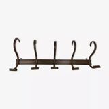 Wall coat rack bentwood bistro, 5 hooks