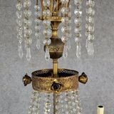 Louis XV style hot air balloon or basket chandelier circa 1900
