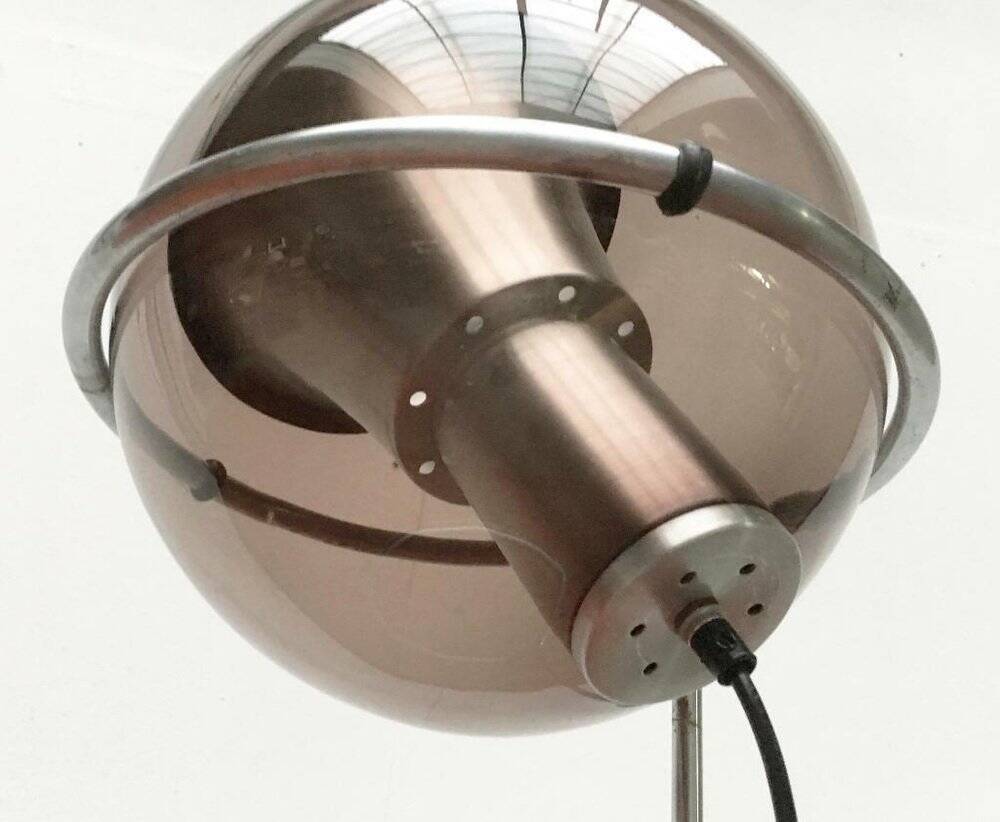 Mid-century Dutch space age globe table lamp by Gepo, 1960s.