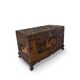 Antique Chinese Carved Export Chest – Dragon, Phoenix & Landscape Deco