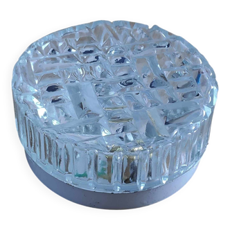 Round glass ceiling light