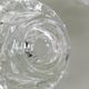 Set of 3 glass candle holders Made in France