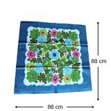 Nappe vintage à décor floral