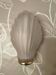 Art Deco wall light in frosted pink glass shell design.