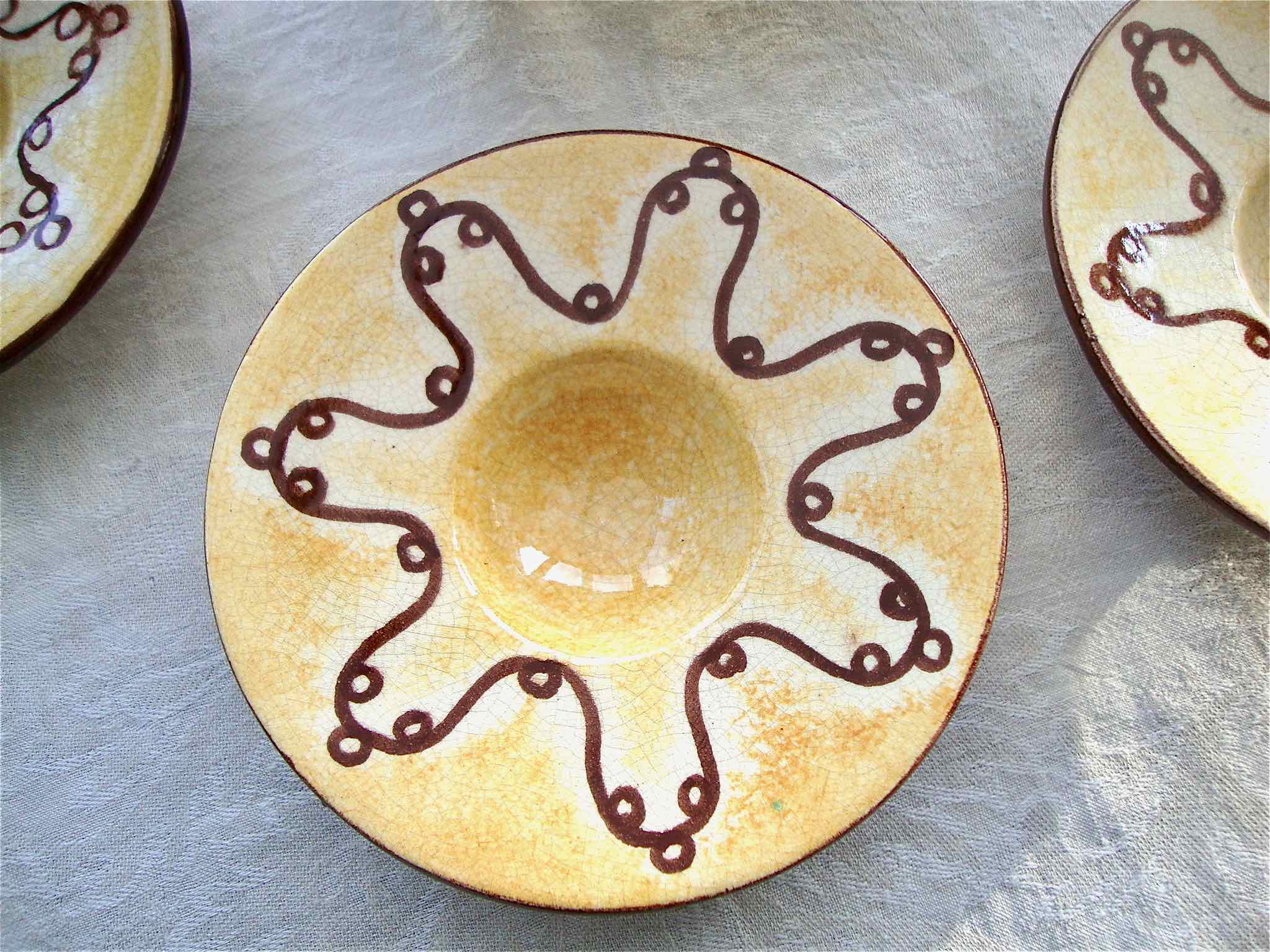 9 Ray Camart Vallauris plates 1950