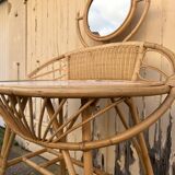 Anne bamboo dressing table vintage, 1960s