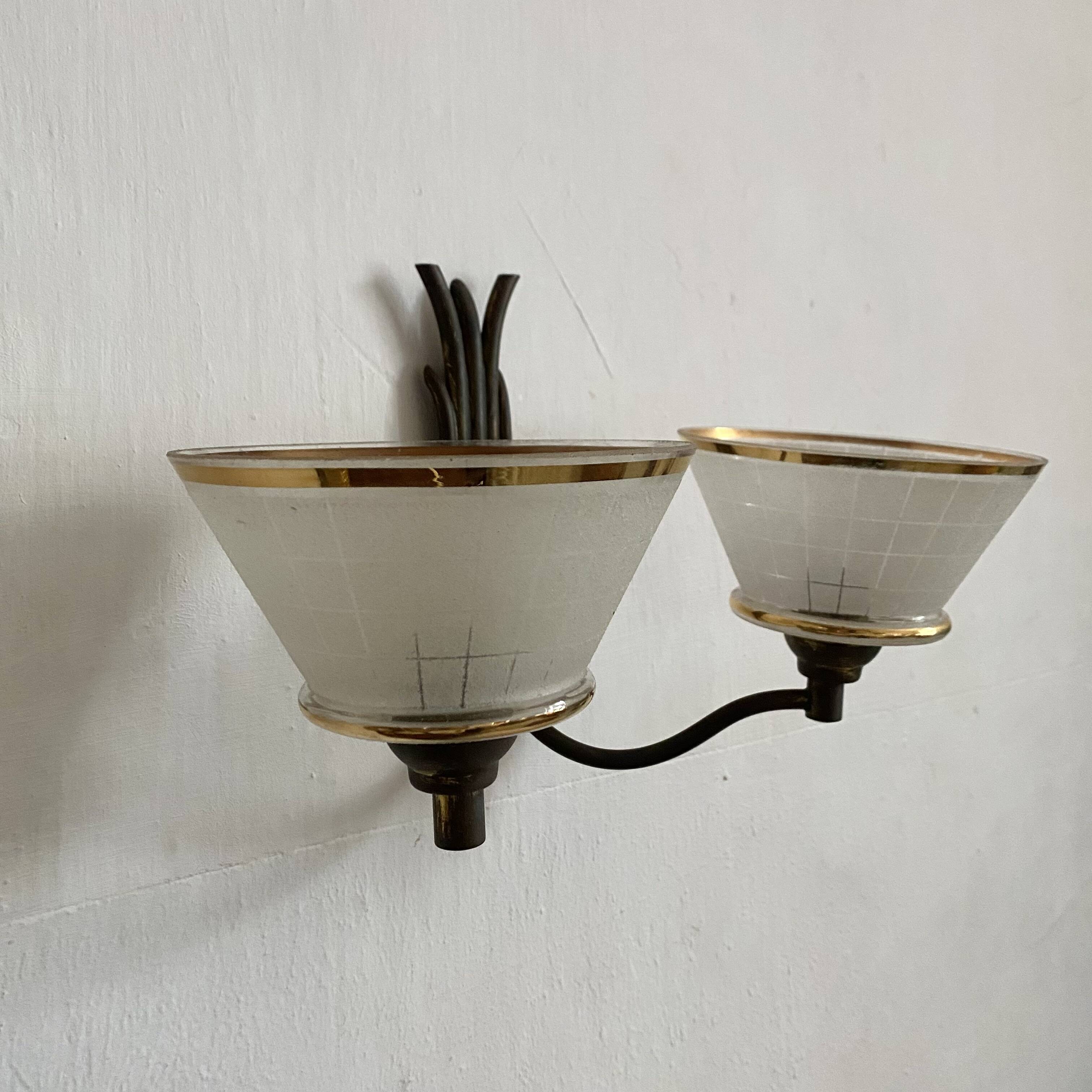Double wall light, 2 lights, 30s -40s