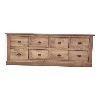 Professional furniture with eight drawers, haberdashery counter