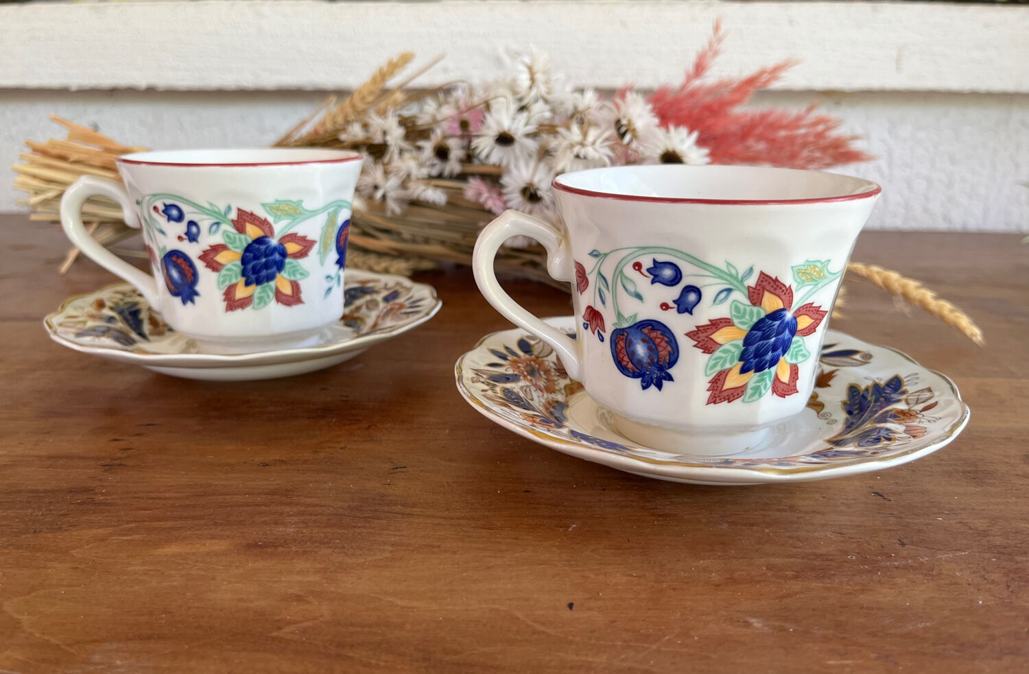 Duo cups English porcelain