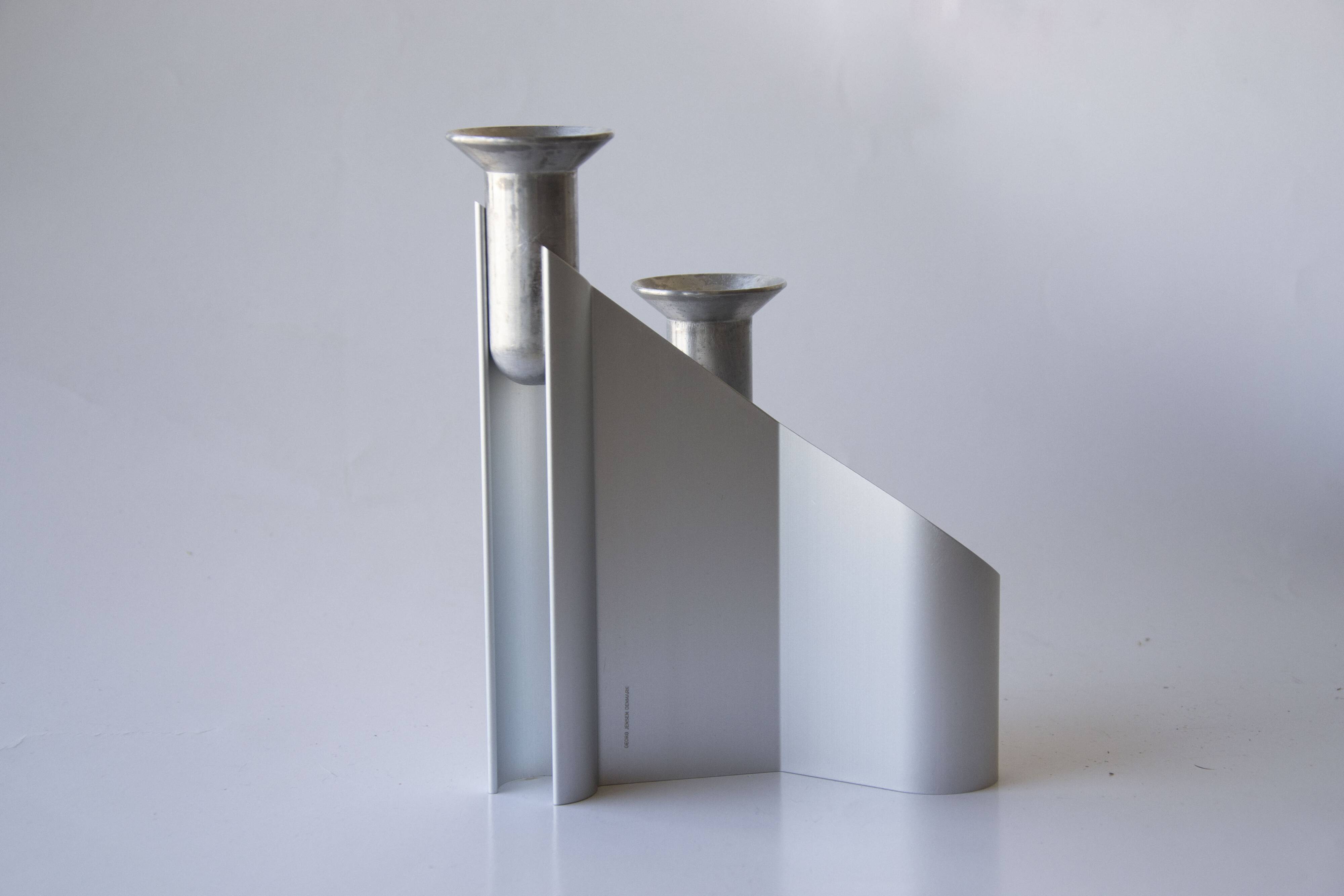 Chandelier double « Labyrinth » par Lene Munthe pour Georg Jensen, 1990s