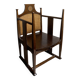 William Birch arts and crafts chair by E.G. Punnett for Liberty & Co. ca 1900