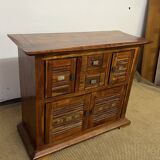 Solid acacia wood sideboard 4 doors, 2 drawers