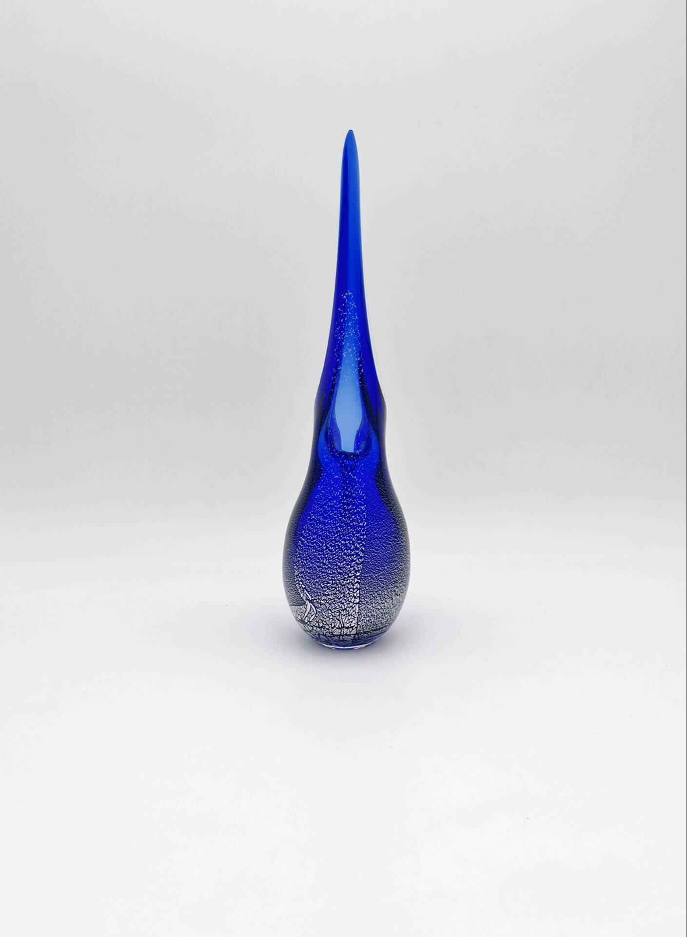 Pichet Colibri Signed Allan Scharff Holmegaard Blue Leaf Silver 27cm