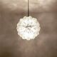 Lustre en verre bullé par Doria
