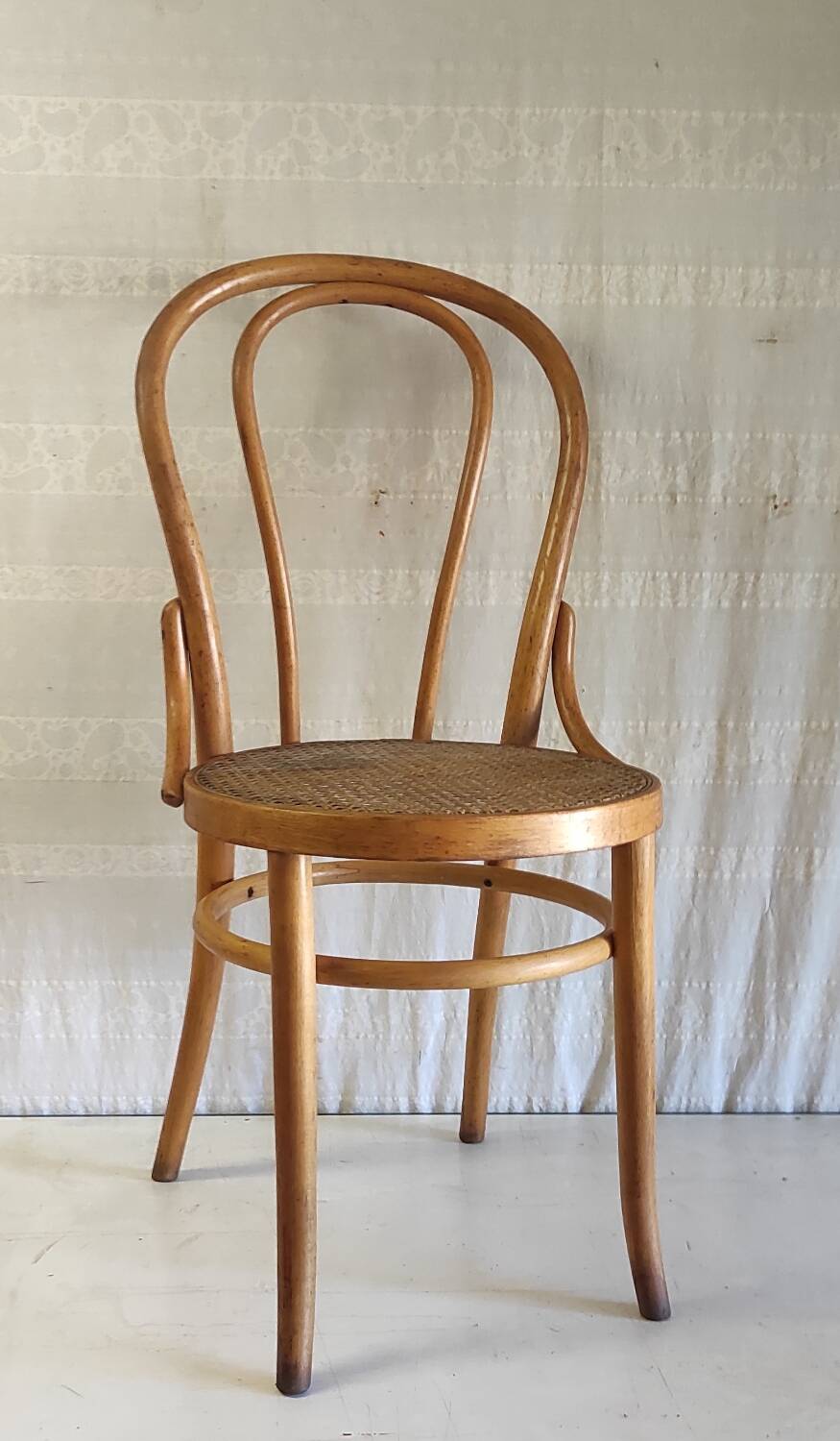 Bentwood and cane chair - mid. 20th century