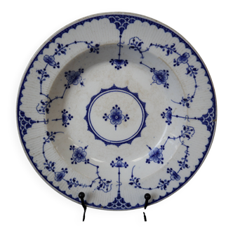 Assiette Gustavsberg ALVA vers 1909-1939 bleu & blanc Chine Made in Sweden