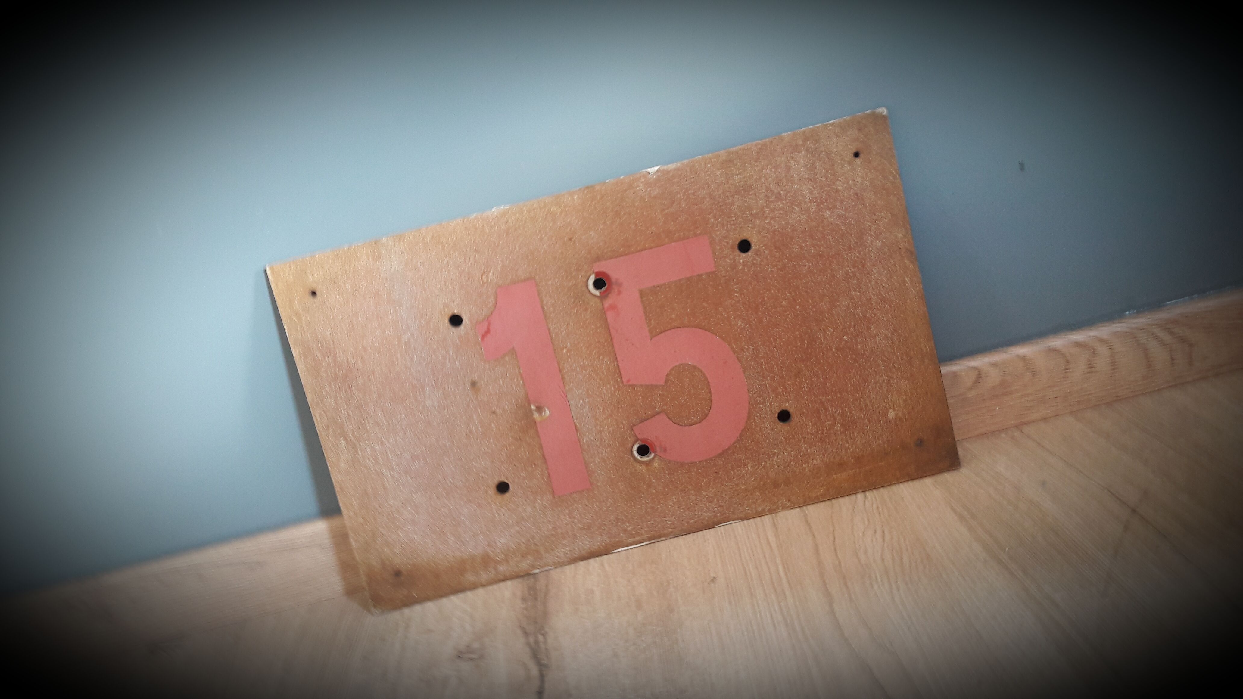 Plaque industrielle 15