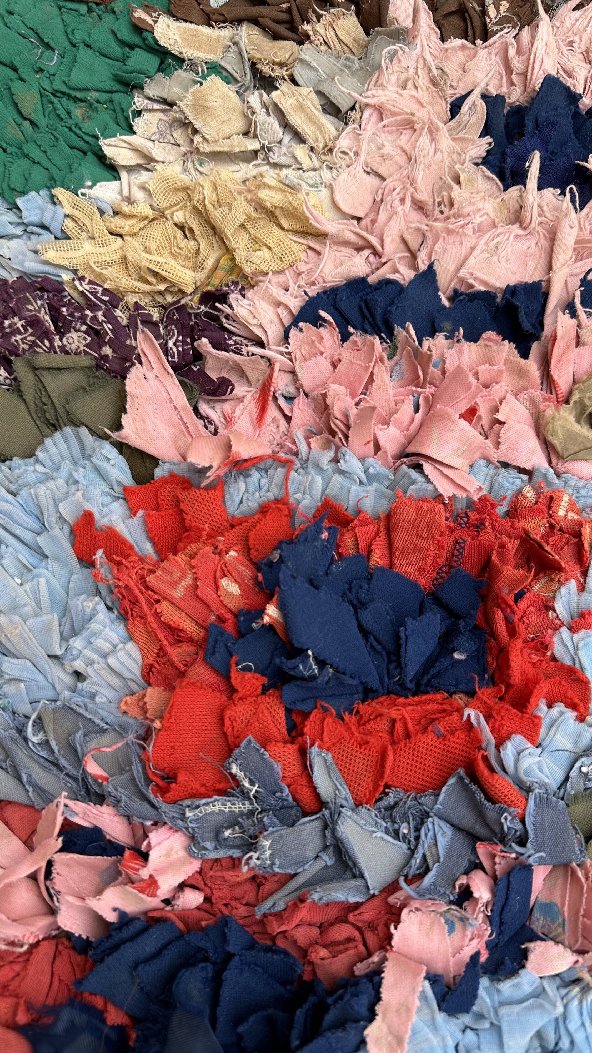 Boucherouite Berber rug - 69 x 176 cm