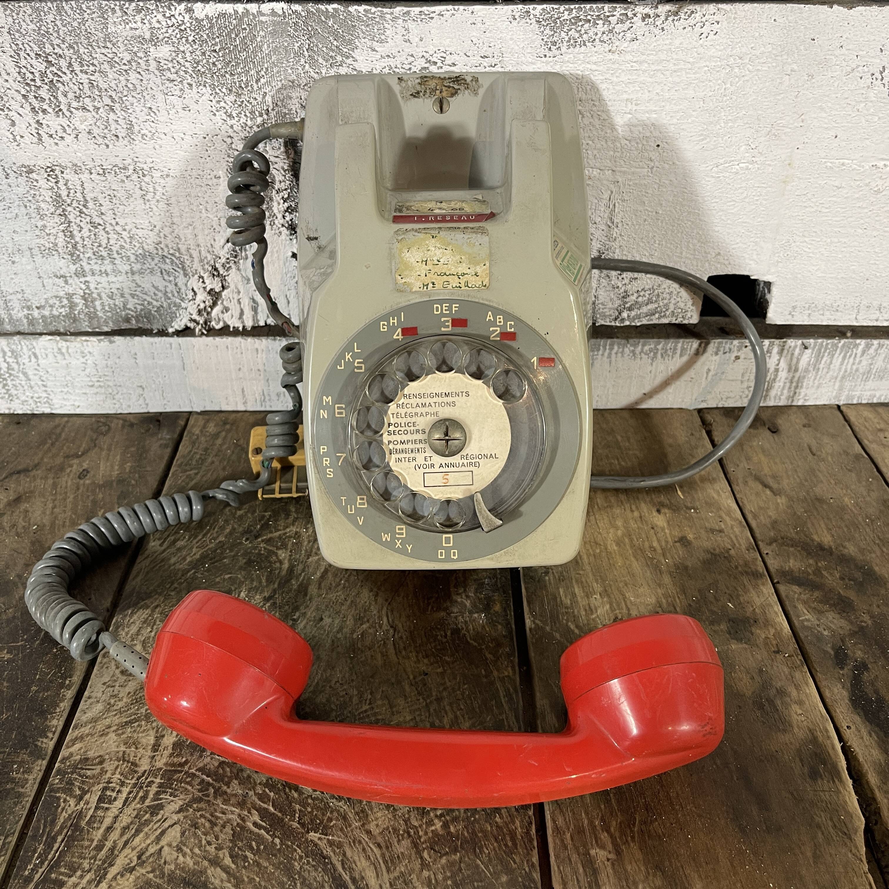 Vintage wall telephone