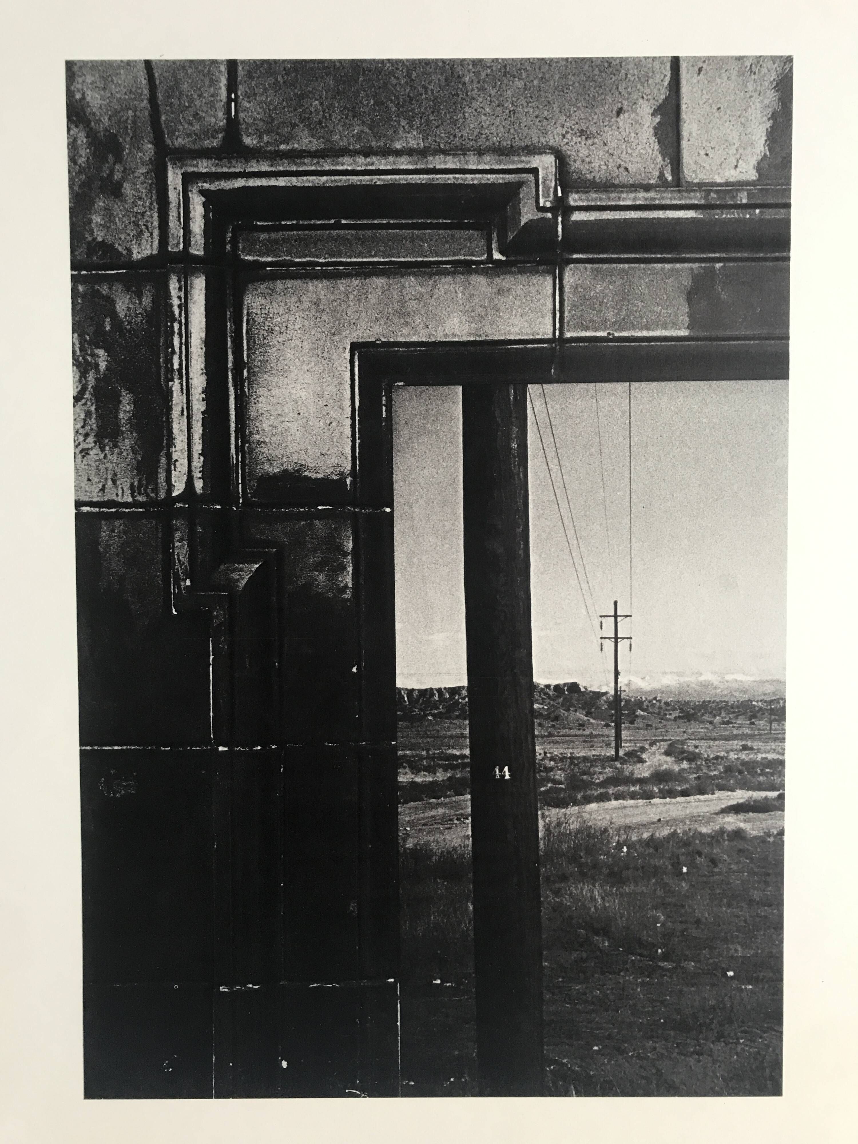 Bernard plossu, pablo monasterio, la photogalerie, 1976. original poster in b&w