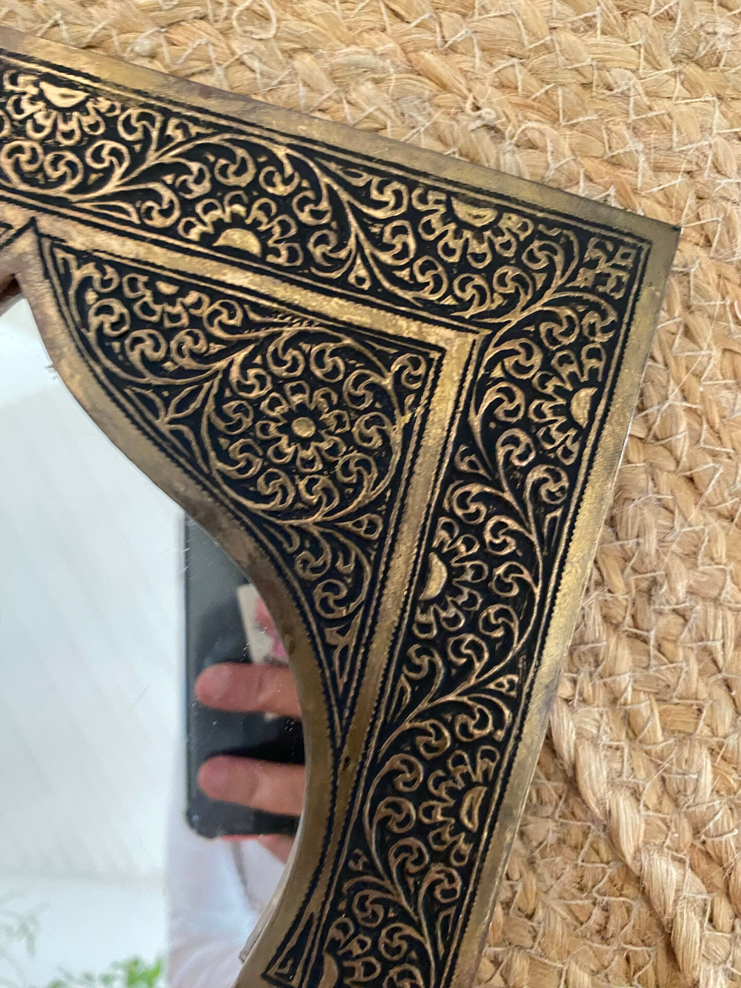 Miroir mural marocain annees 80.