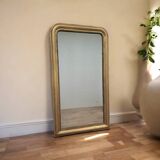 Grand miroir mercure Louis Philippe 129 x 72 cm doré ancien