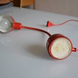 Lampe de bureau vintage France rouge Postmoderniste années 80 1980