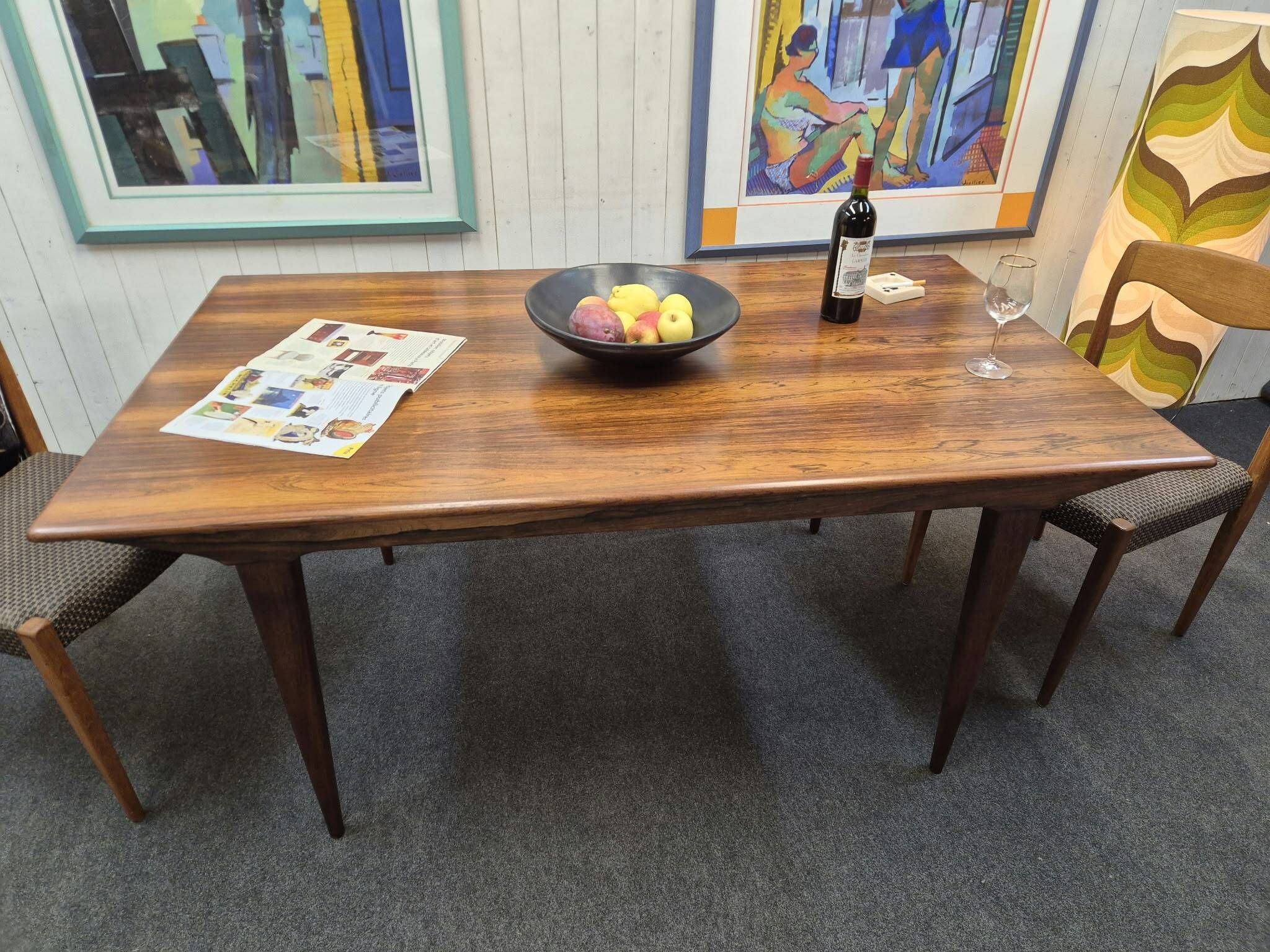 Scandinavian rosewood table malora