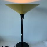 Yellow and black metal lamp