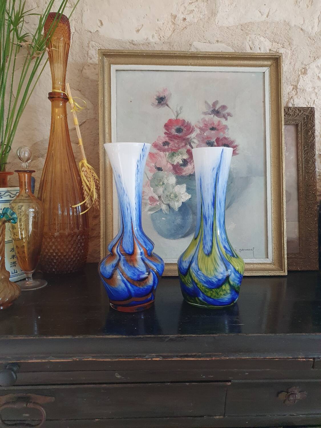 Glass vases