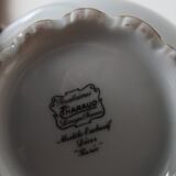 Théière Tharaud, porcelaine de Limoges, or fin
