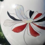 Service en porcelaine à café -ancien signé Roussel J. décor marguerite