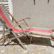 Fauteuil transat pliant vintage