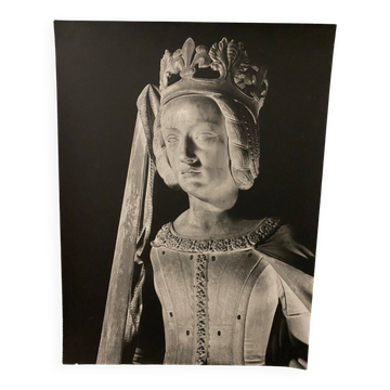 Photographie argentique Bernard Darot Marguerite de Foix XXe