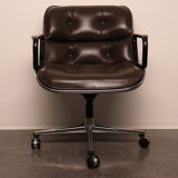 Executive office chair by Charles Pollock for Knoll - US - 1970's
