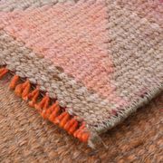 3x10 Oriental Pink Wool Turkish Runner Rug, 89x295Cm SK 18196