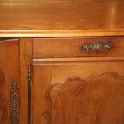 Louis XV oak and cherry wood sideboard